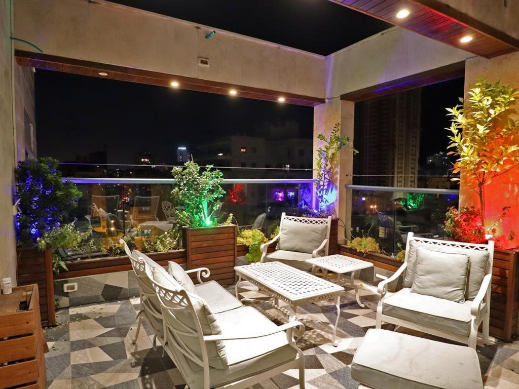 Luxury Rooftop Apartment In Netanya Extérieur photo