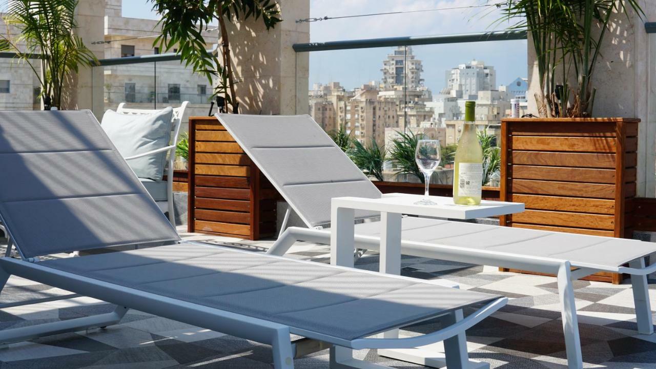 Luxury Rooftop Apartment In Netanya Extérieur photo