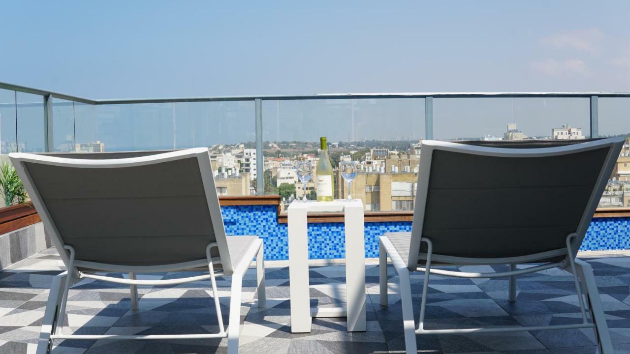Luxury Rooftop Apartment In Netanya Extérieur photo