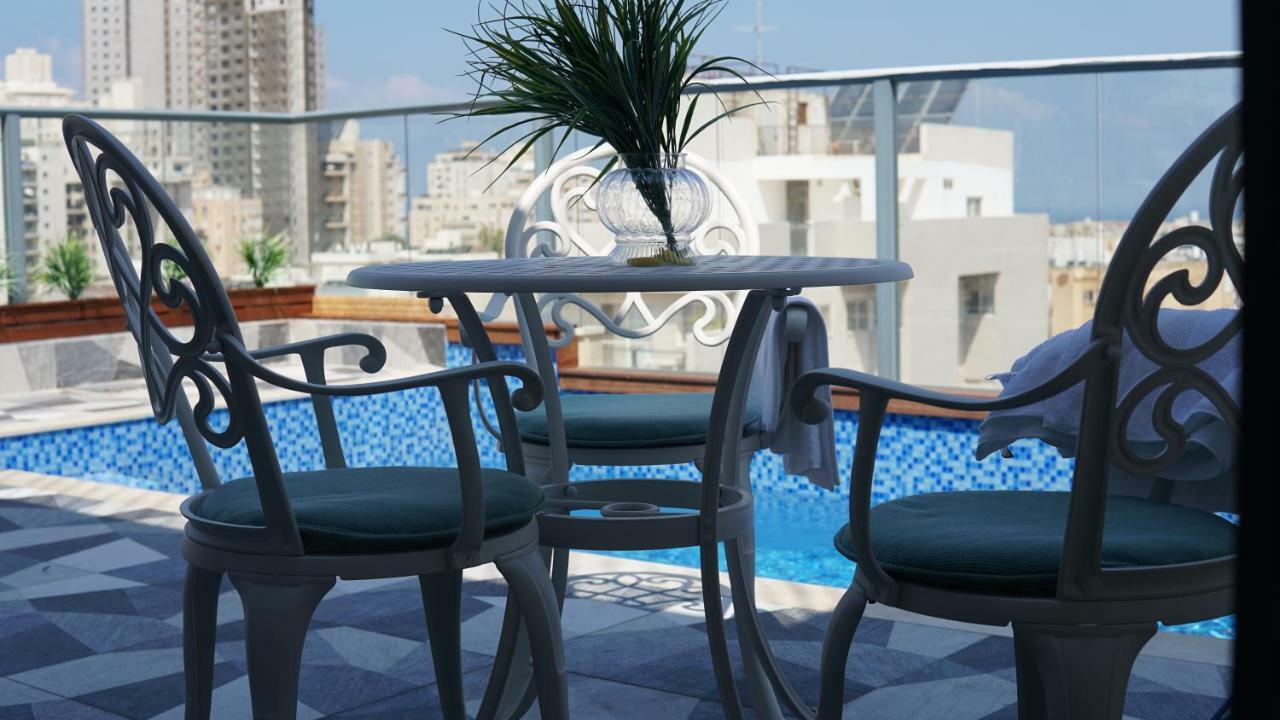 Luxury Rooftop Apartment In Netanya Extérieur photo